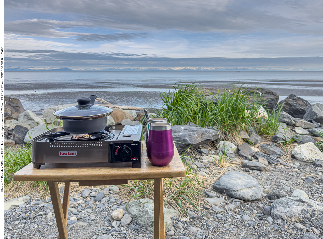 Kaffeepause am Strand von Ninilchik