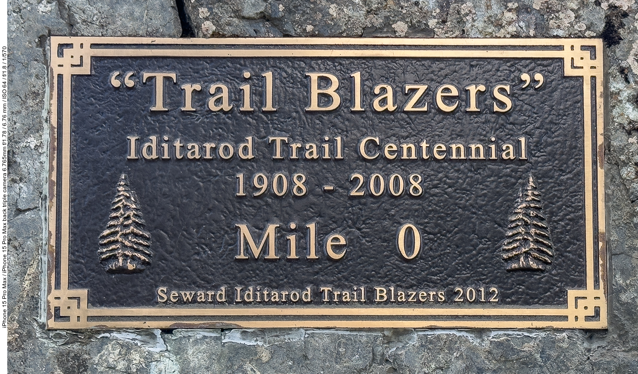 Startpunkt des Idatarod Trails von Seward nach Nome