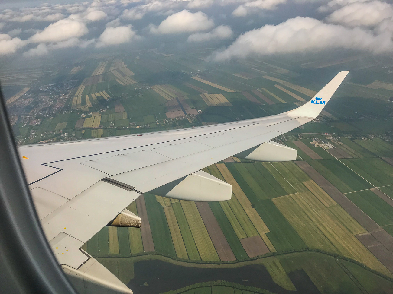 Landeanflug Amsterdam Schiphol