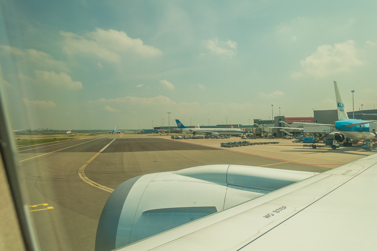 Blick aus dem Dreamliner
