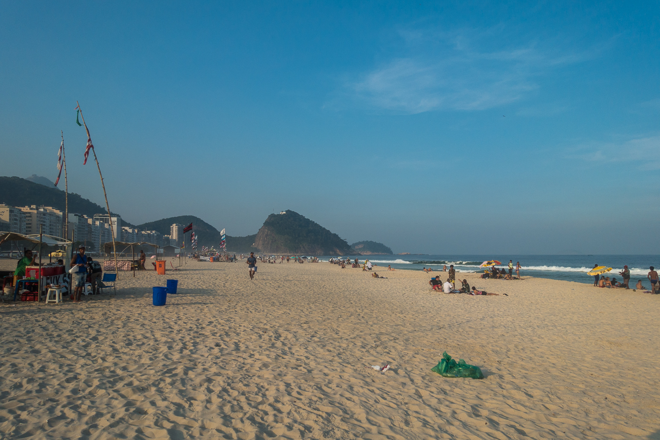 Am Strand von Copacabana