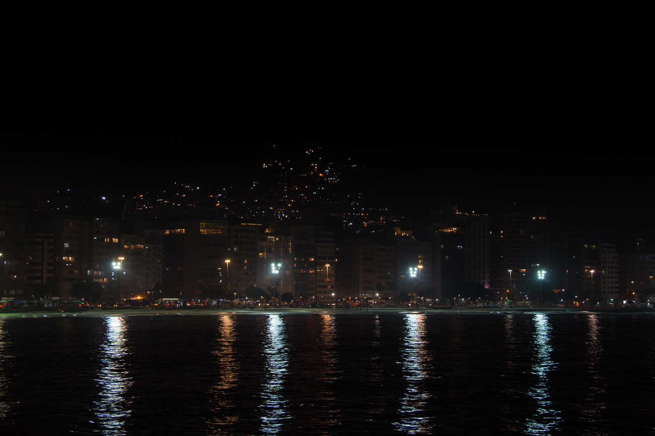 Nacht an der Copacabana