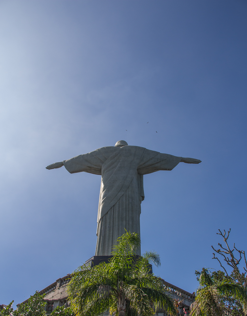 ... und zwar den Cristo Redentor von hinten