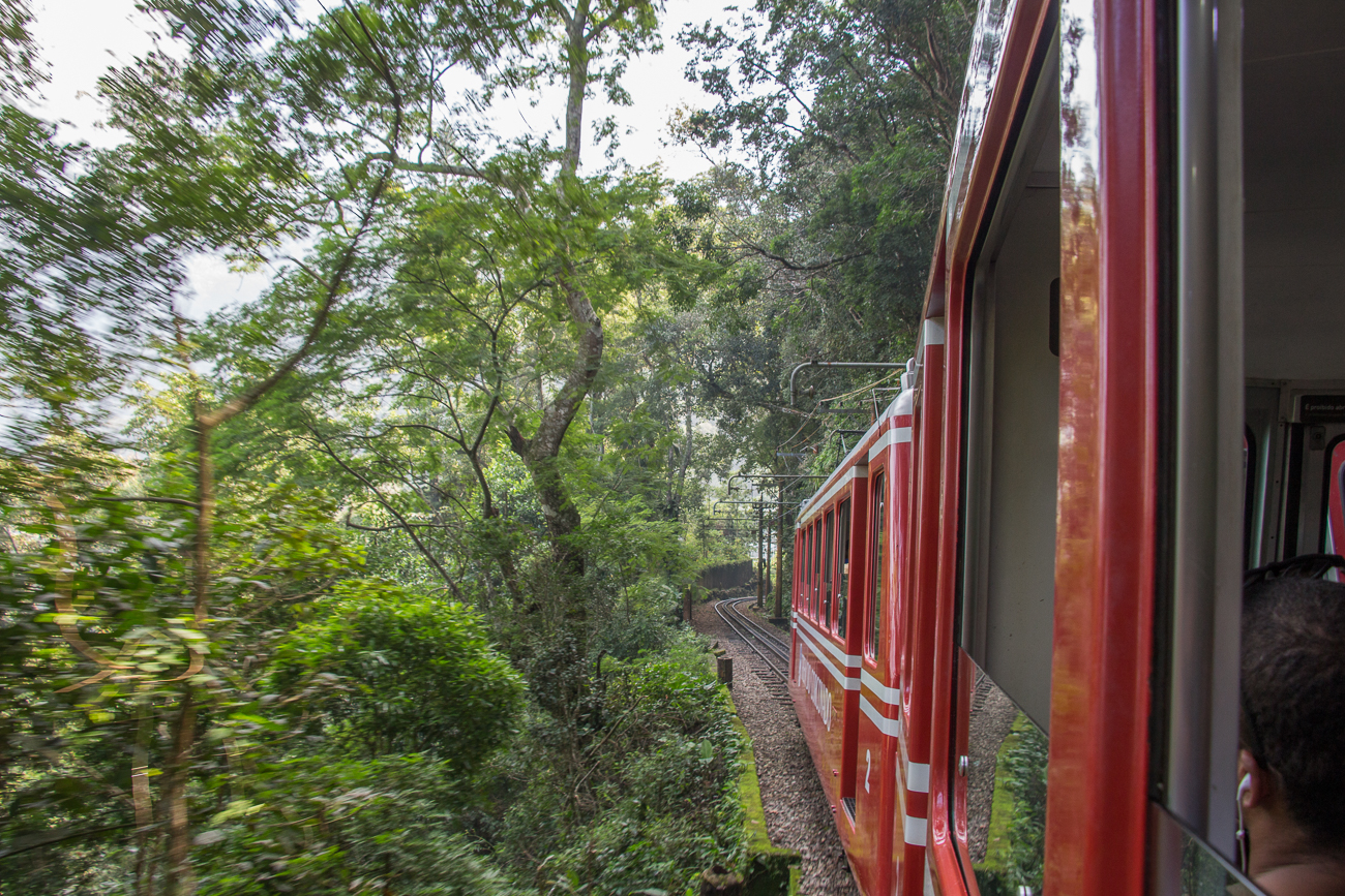 Auf der Fahrt ins Tal