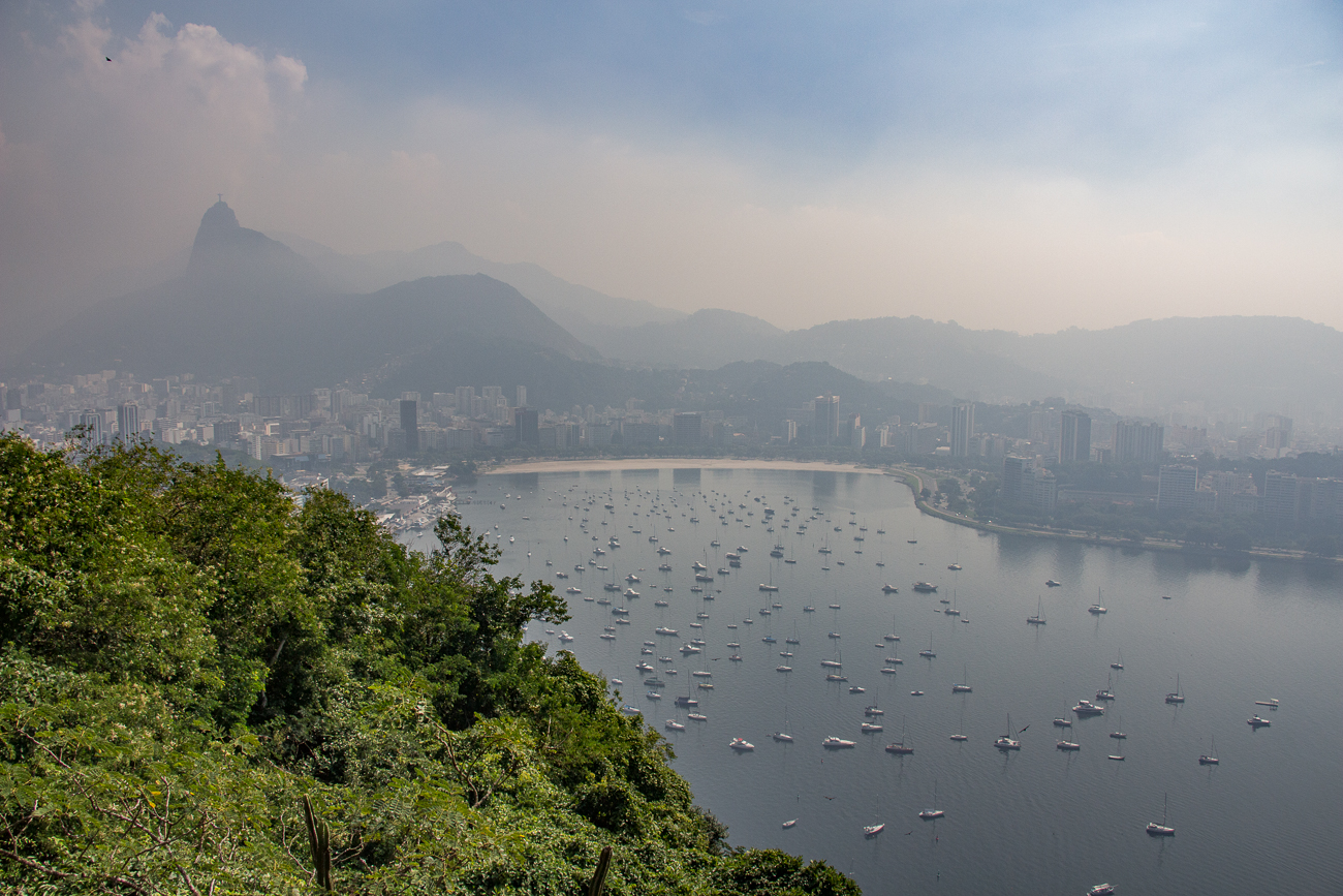 Die Stadtteile Botafogo (links) und Flamengo (rechts)